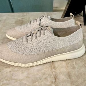 Cole Haan 2.Zerogrand Wing Tip Shoes Size 7, Beige,  Brand New!